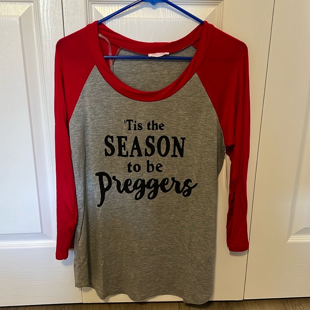 Maternity Christmas Shirt Brand New!!